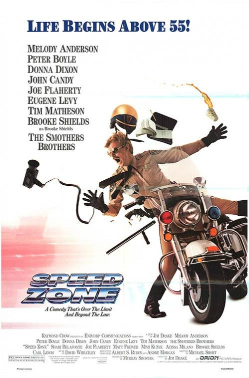 the movie poster: Speed Zone (1989)