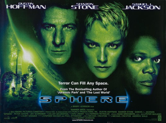 1000 piece jigsaw puzzle for the movie poster: Sphere (1998) ver3