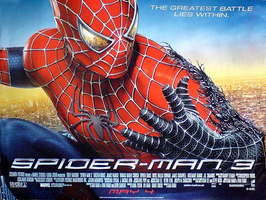the movie poster: Spider-man 3 (2007) ver9