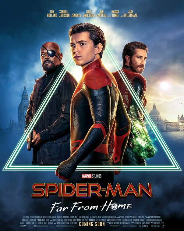 1000 piece jigsaw puzzle for the movie poster: Spider-Man: Far From Home (2019) ver7