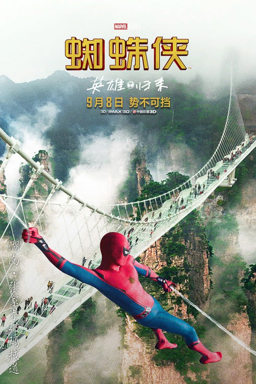 1000 piece jigsaw puzzle for the movie poster: Spider-Man: Homecoming (2017) ver41