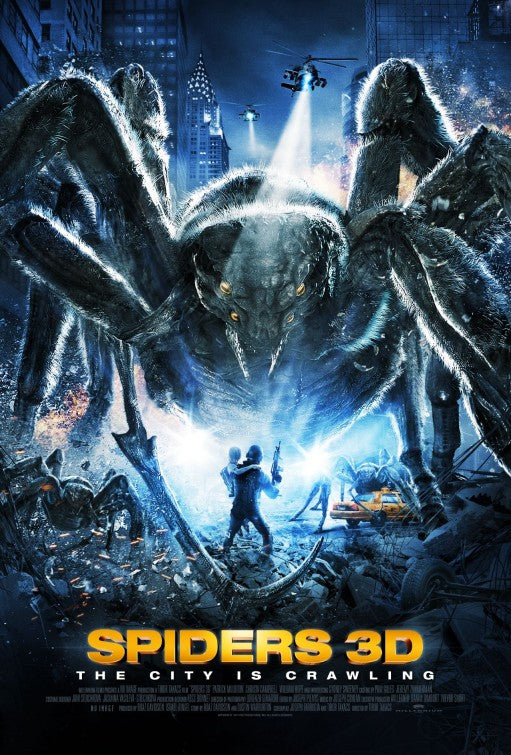 1000 piece jigsaw puzzle for the movie poster: Spiders 3D (2013)