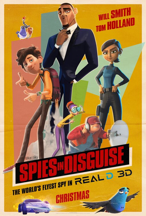 1000 piece jigsaw puzzle for the movie poster: Spies in Disguise (2019) ver13