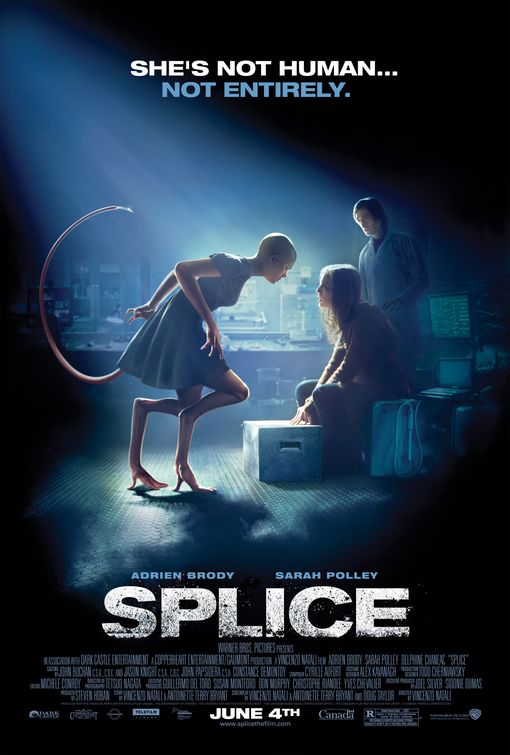 1000 piece jigsaw puzzle for the movie poster: Splice (2010) ver3