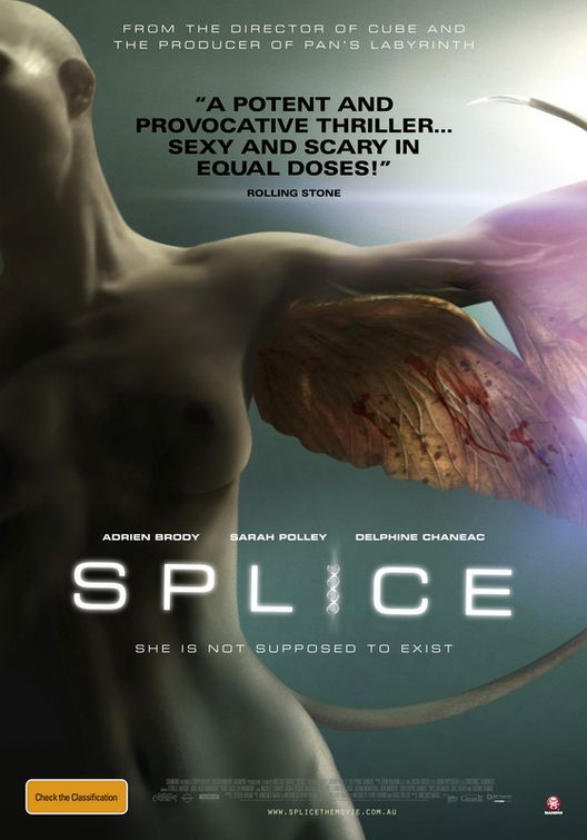 1000 piece jigsaw puzzle for the movie poster: Splice (2010) ver8