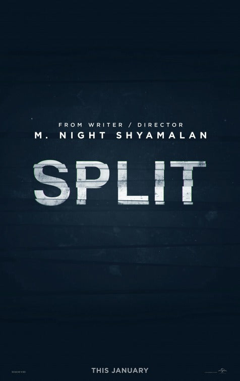 1000 piece jigsaw puzzle for the movie poster: Split (2017)
