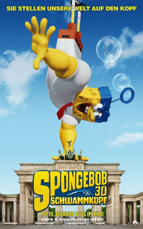 1000 piece jigsaw puzzle for the movie poster: The SpongeBob Movie: Sponge Out of Water (2015) ver16