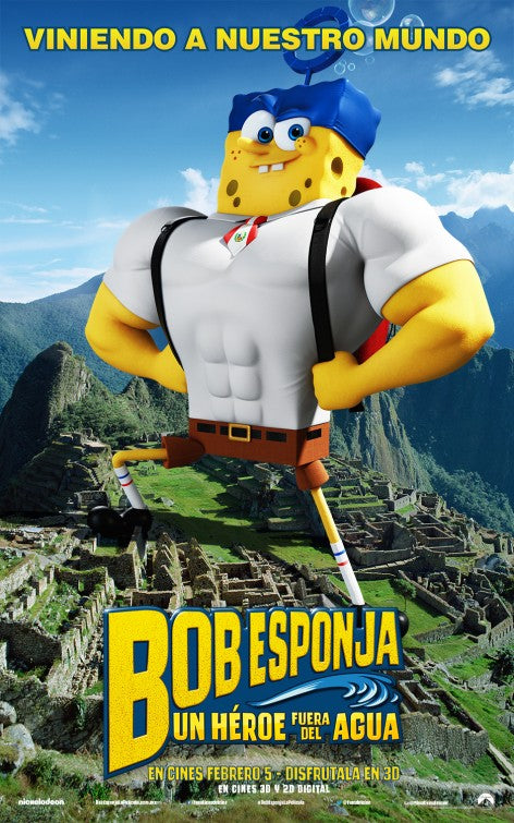 1000 piece jigsaw puzzle for the movie poster: The SpongeBob Movie: Sponge Out of Water (2015) ver18