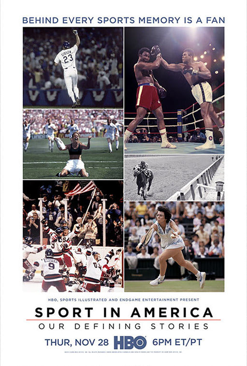 1000 piece jigsaw puzzle for tv poster: Sport in America: Our Defining Stories