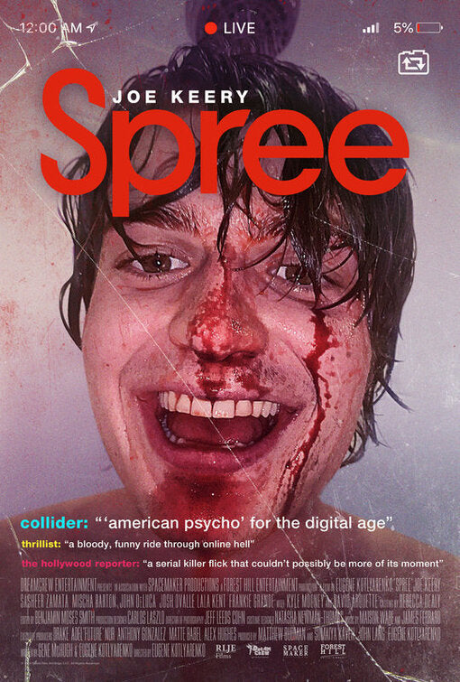 1000 piece jigsaw puzzle for the movie poster: Spree (2020)