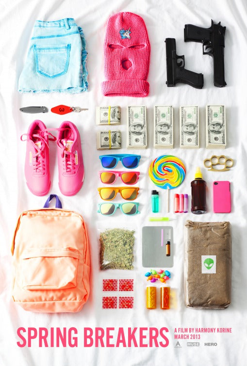 1000 piece jigsaw puzzle for the movie poster: Spring Breakers (2013) ver14