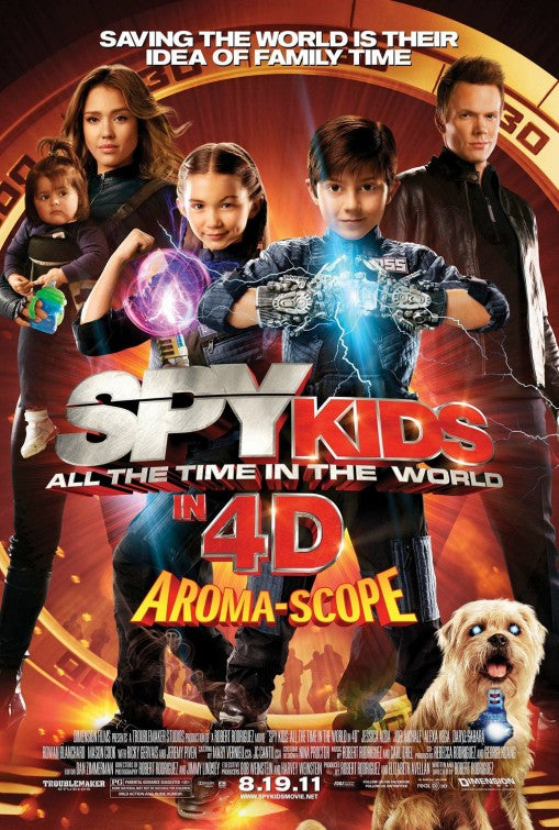 1000 piece jigsaw puzzle for the movie poster: Spy Kids 4: All the Time in the World (2011) ver2