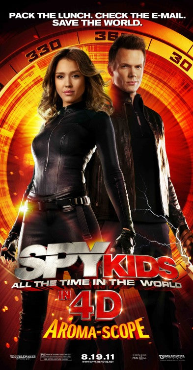 1000 piece jigsaw puzzle for the movie poster: Spy Kids 4: All the Time in the World (2011) ver3