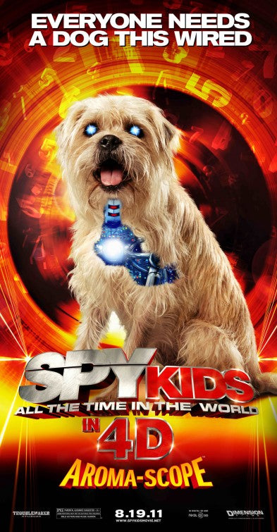 1000 piece jigsaw puzzle for the movie poster: Spy Kids 4: All the Time in the World (2011) ver4