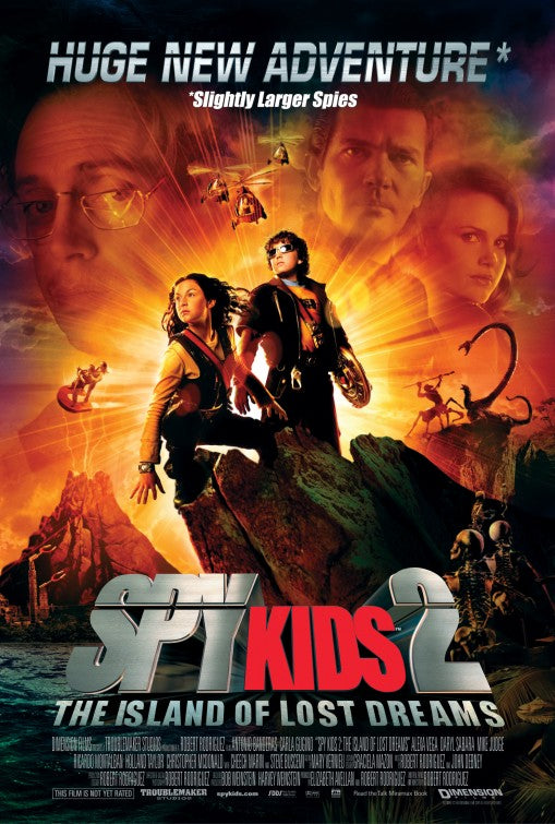 the movie poster: Spy Kids 2: The Island of Lost Dreams (2002) ver2