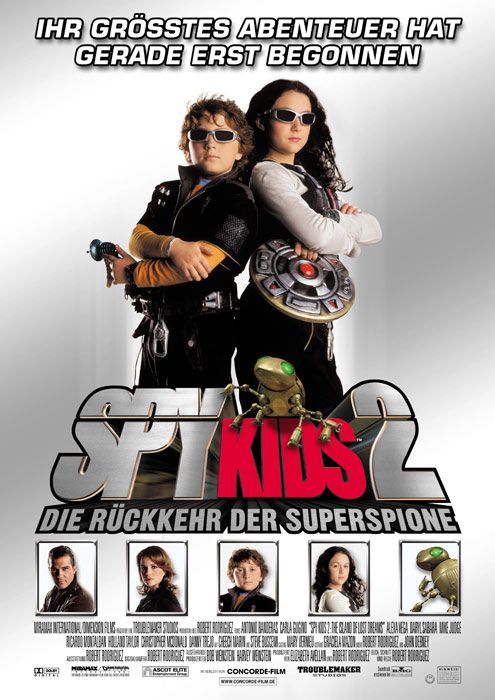 the movie poster: Spy Kids 2: The Island of Lost Dreams (2002) ver3