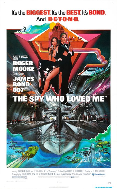 1000 piece jigsaw puzzle for the movie poster: The Spy Who Loved Me (1977)