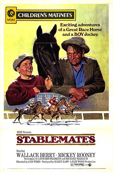 the movie poster: Stablemates (1938)