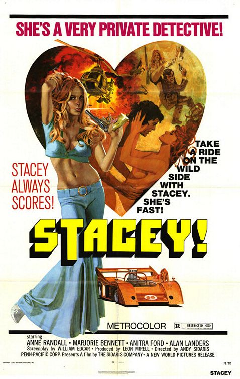 the movie poster: Stacey! (1973)