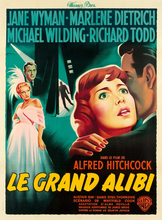 1000 piece jigsaw puzzle for the movie poster: Stage Fright (1950) ver2