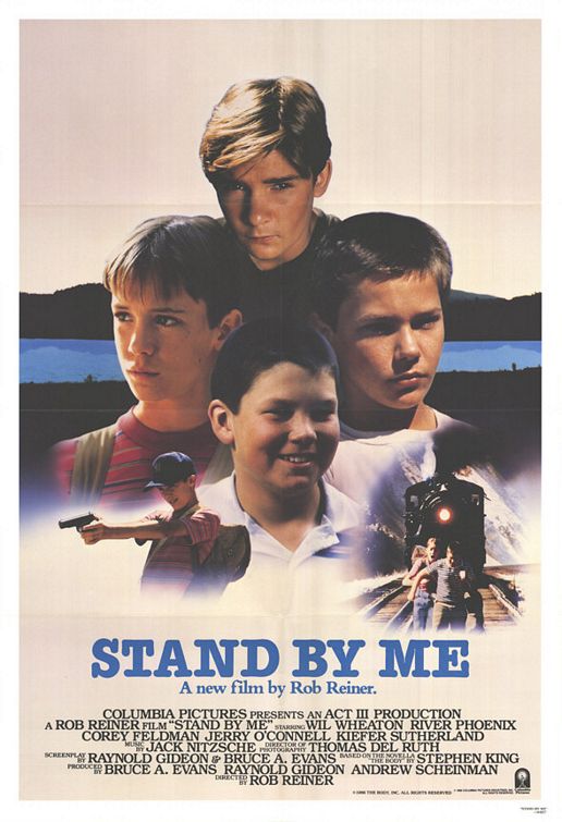 the movie poster: Stand by Me (1986)