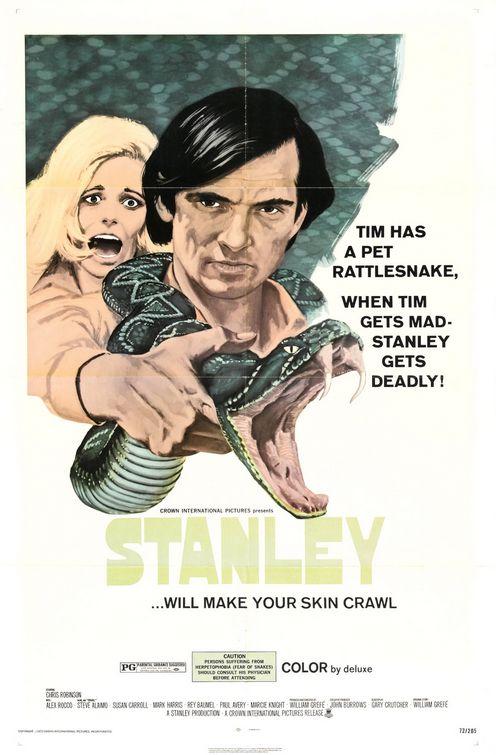 the movie poster: Stanley (1972)