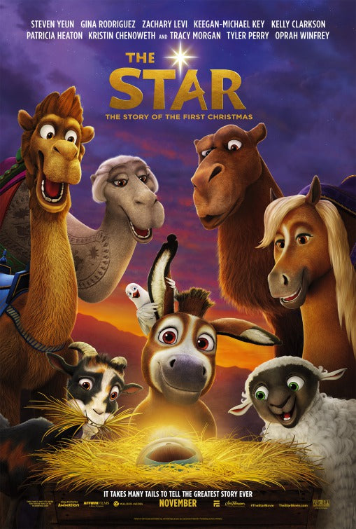 1000 piece jigsaw puzzle for the movie poster: The Star (2017)