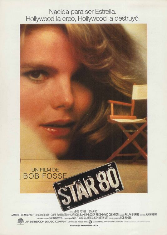 the movie poster: Star 80 (1983) ver2