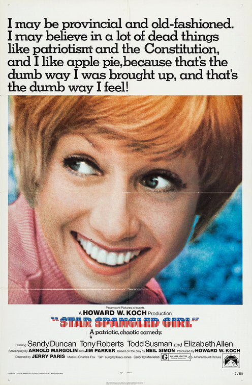 the movie poster: Star Spangled Girl (1971)
