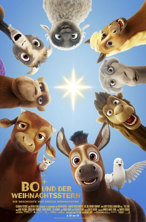 1000 piece jigsaw puzzle for the movie poster: The Star (2017) ver2