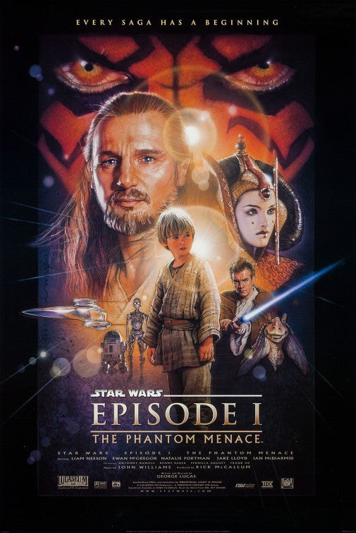 the movie poster: Star Wars Episode 1: The Phantom Menace (1999) ver2