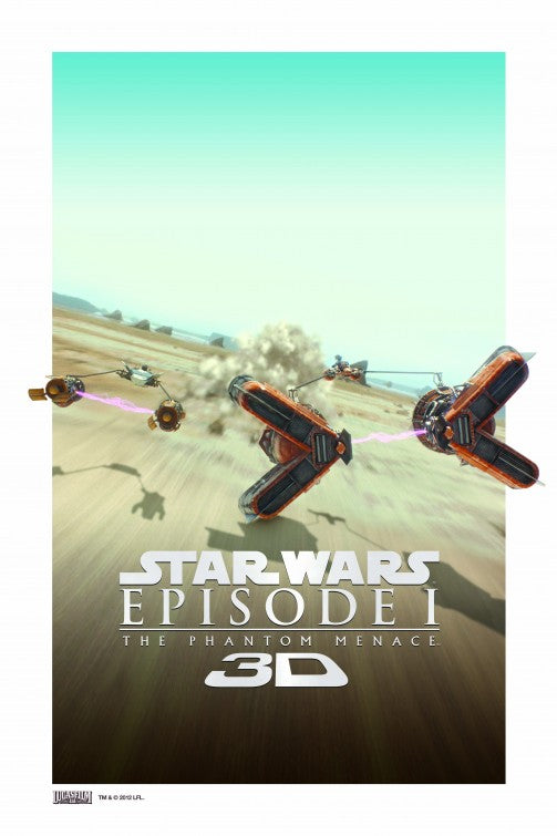 1000 piece jigsaw puzzle for the movie poster: Star Wars Episode 1: The Phantom Menace (1999) ver6