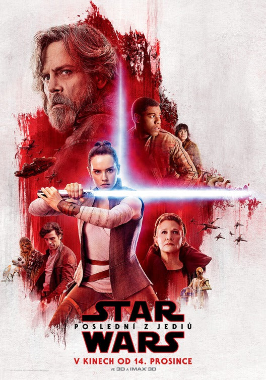 1000 piece jigsaw puzzle for the movie poster: Star Wars: The Last Jedi (2017) ver14