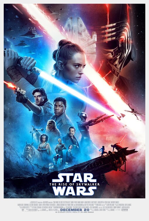 1000 piece jigsaw puzzle for the movie poster: Star Wars: The Rise of Skywalker (2019) ver4