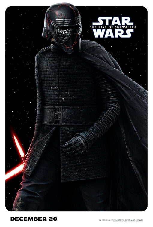 1000 piece jigsaw puzzle for the movie poster: Star Wars: The Rise of Skywalker (2019) ver8