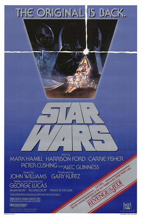 the movie poster: Star Wars (1977) ver7
