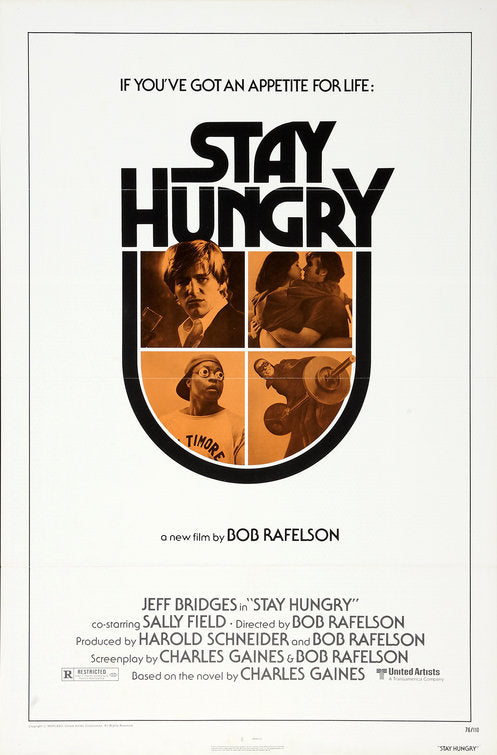 the movie poster: Stay Hungry (1976)