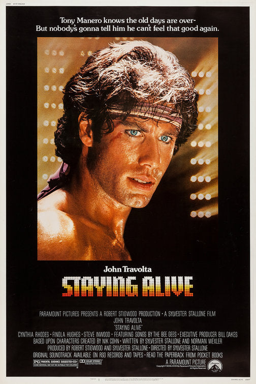 the movie poster: Staying Alive (1983)