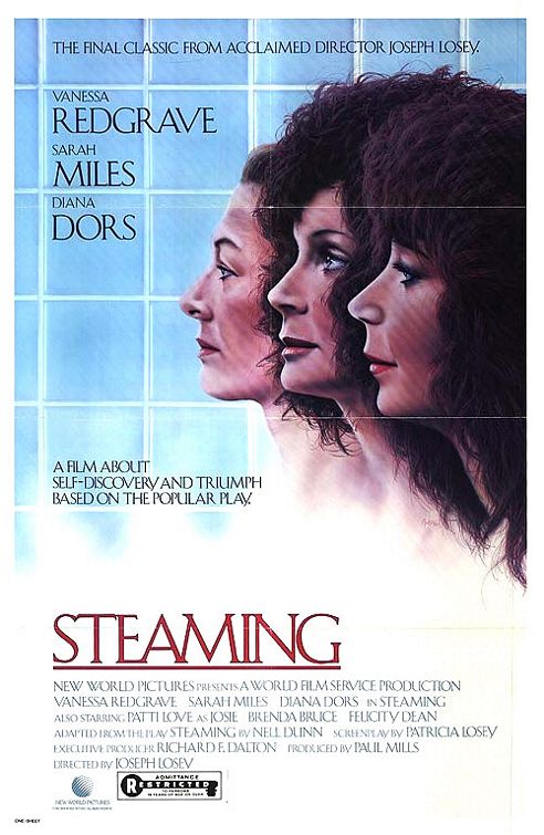 the movie poster: Steaming (1986)
