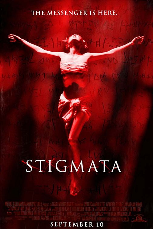 the movie poster: Stigmata (1999) ver3