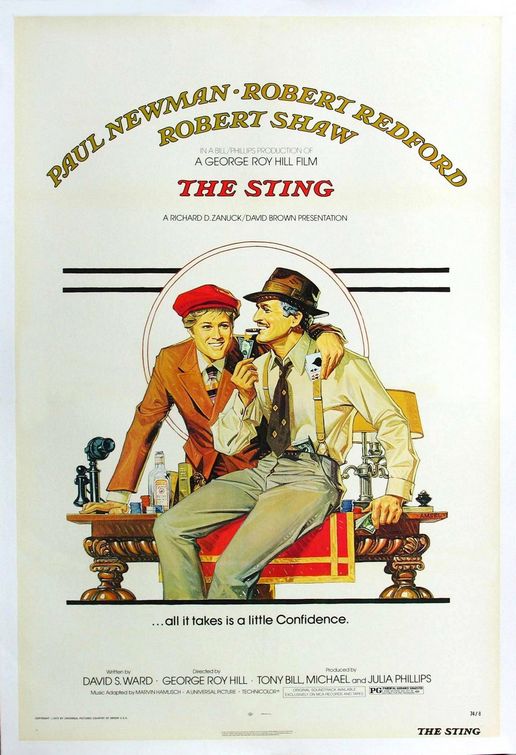 the movie poster: The Sting (1973)