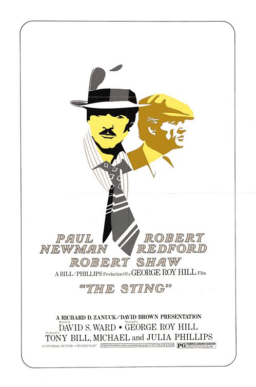 the movie poster: The Sting (1973) ver3