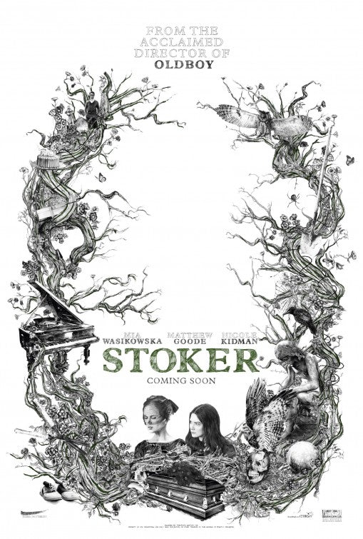 1000 piece jigsaw puzzle for the movie poster: Stoker (2013)