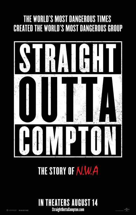 1000 piece jigsaw puzzle for the movie poster: Straight Outta Compton (2015)