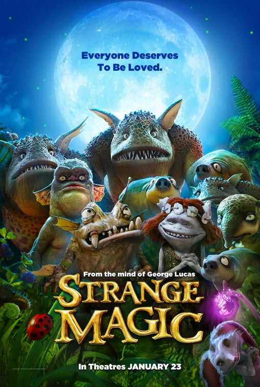 1000 piece jigsaw puzzle for the movie poster: Strange Magic (2015)