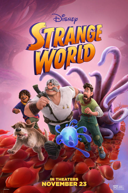 1000 piece jigsaw puzzle for the movie poster: Strange World (2022) ver4
