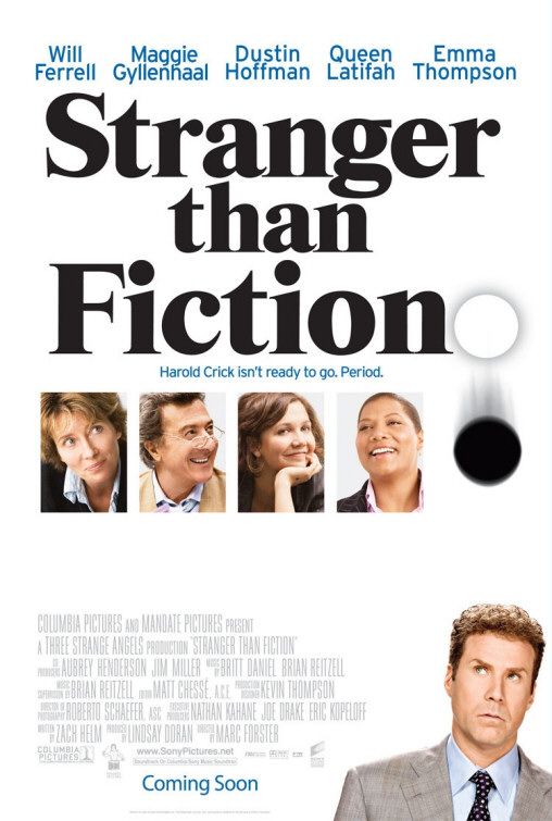 the movie poster: Stranger Than Fiction (2006) ver2