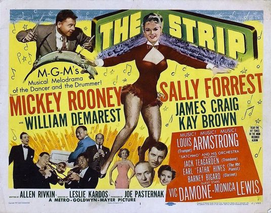the movie poster: The Strip (1951)