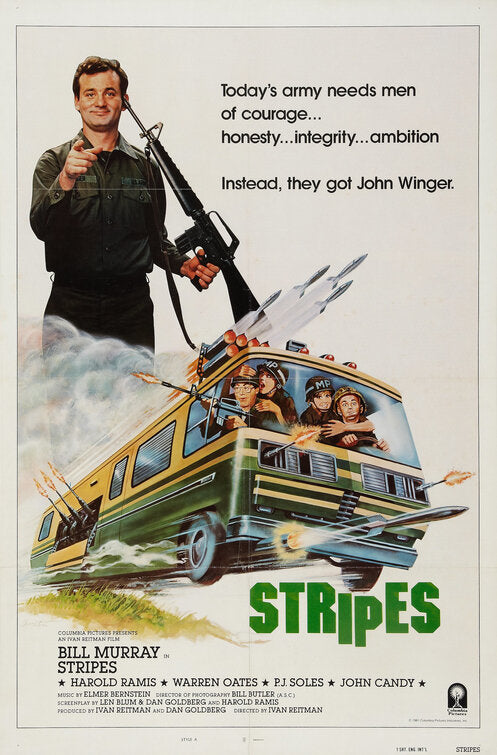 the movie poster: Stripes (1981) ver2
