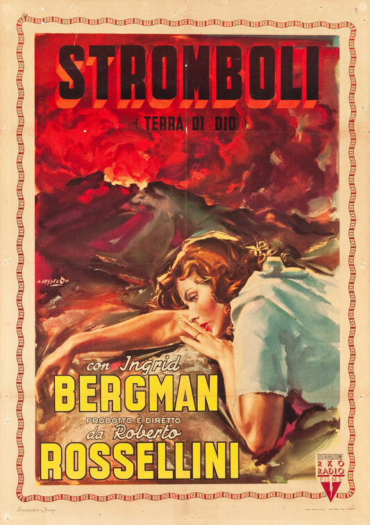 1000 piece jigsaw puzzle for the movie poster: Stromboli (1950) ver2